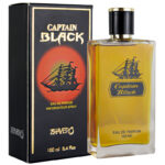 ادو پرفیوم مردانه ژاورو مدل captain black با رایحه گرم حجم 100 میلی لیتر