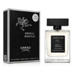 ادوپرفیوم مردانه نیو پرستیژ کالر مدل ABSOLU AVENTUS با رایحه چوبی و خنک حجم 110 میلی لیتر